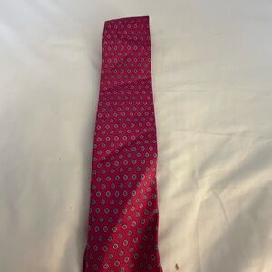 Classic Pink/plum Patterned Men's Tie 100%silk